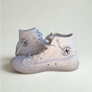 Converse Chuck Taylor II High Top White Youth 2 EUR 33.5 Lunarlon Excellent